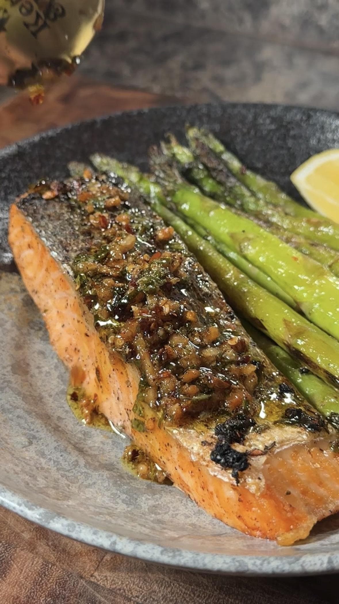 Garlic Butter Air Fryer Salmon